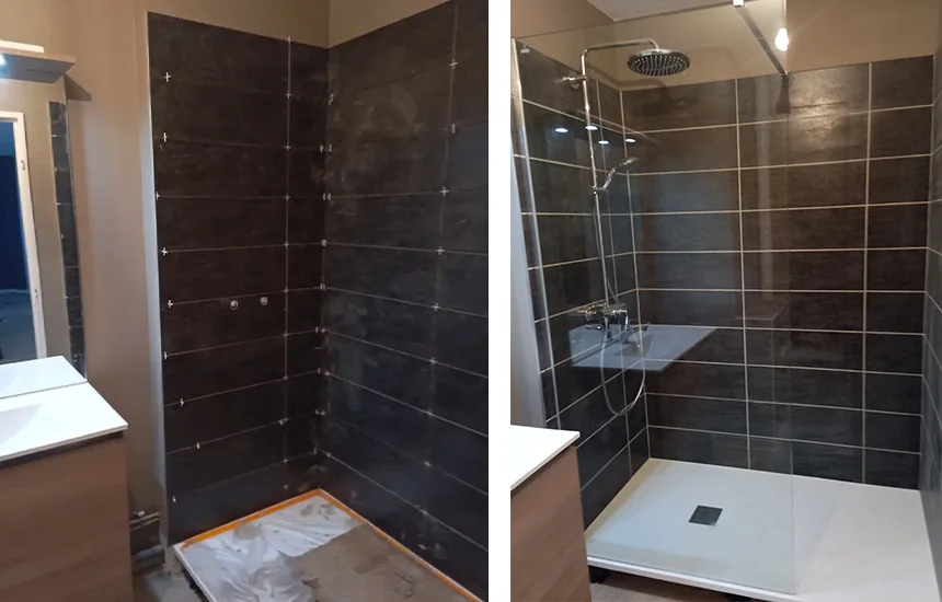 rénovation douche à l'italienne à Chalon-sur-Saône par CRC SolutionsPro